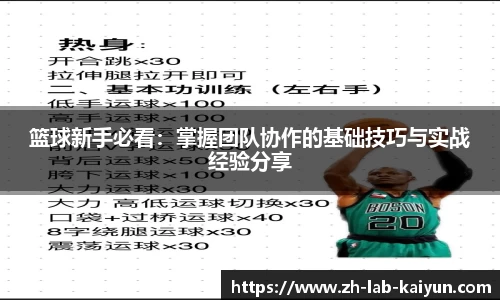 篮球新手必看：掌握团队协作的基础技巧与实战经验分享